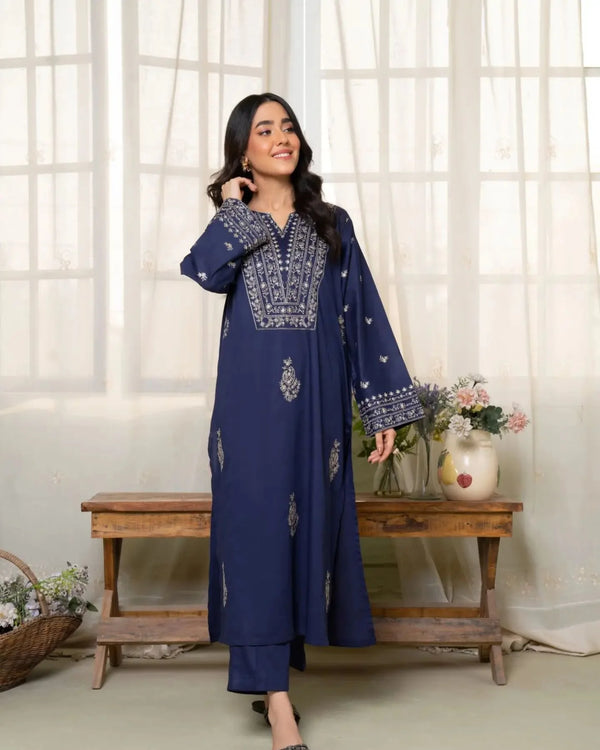 DAZZAL EMBROIDERY 2PIECE