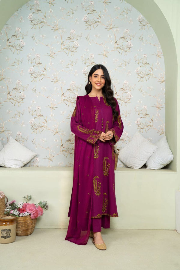 AMBER EMBROIDERY 3PIECE