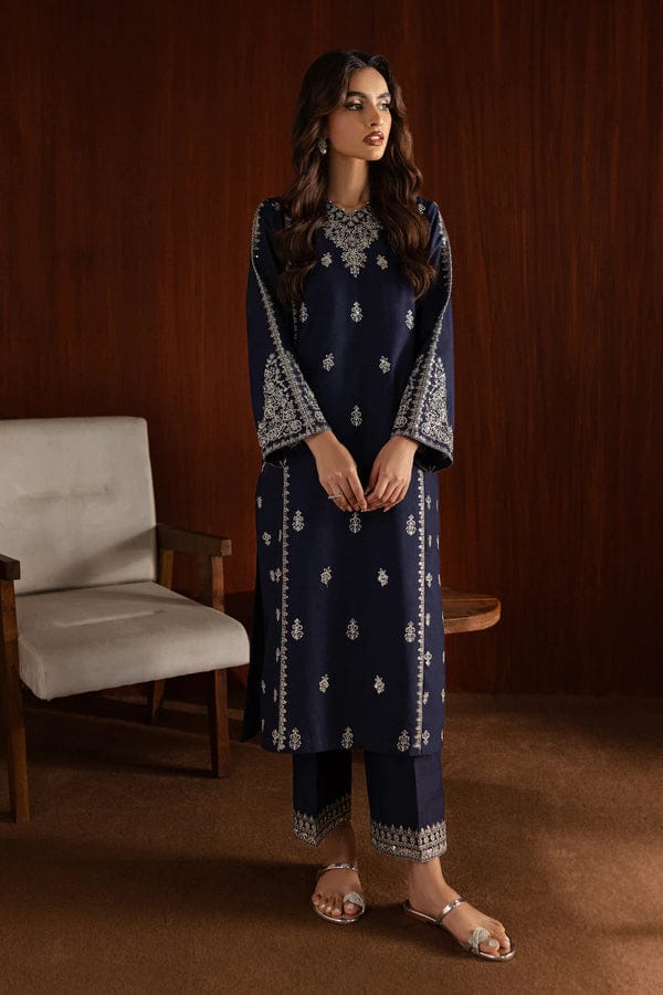 DEEP SAPPHIRE LAWN EMBROIDERY 2 PIECE SUIT