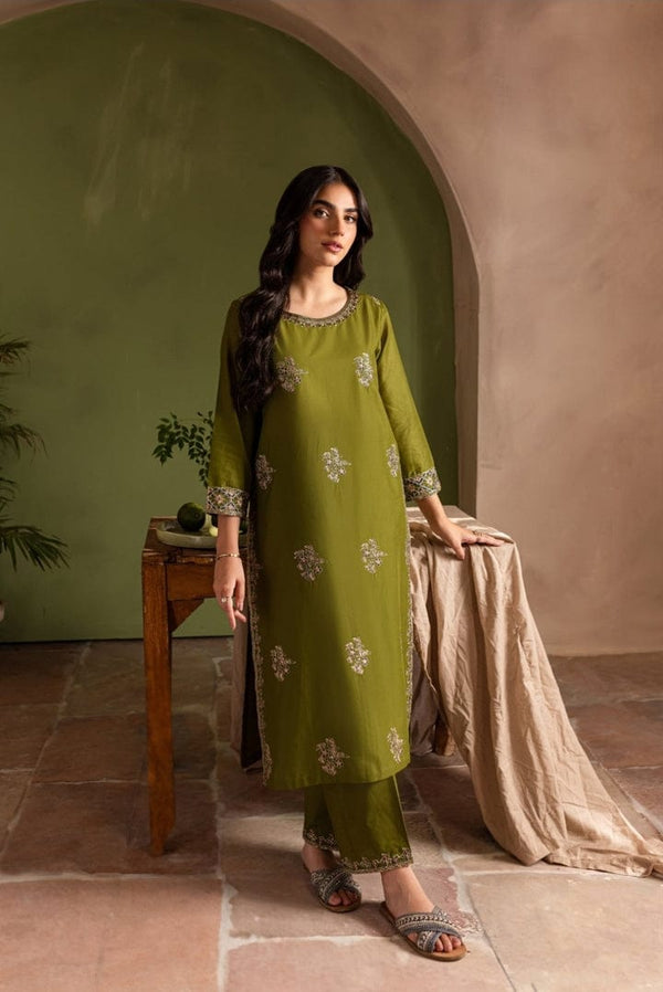 CHANDNI RESHAM 2 PIECE LAWN DRESS