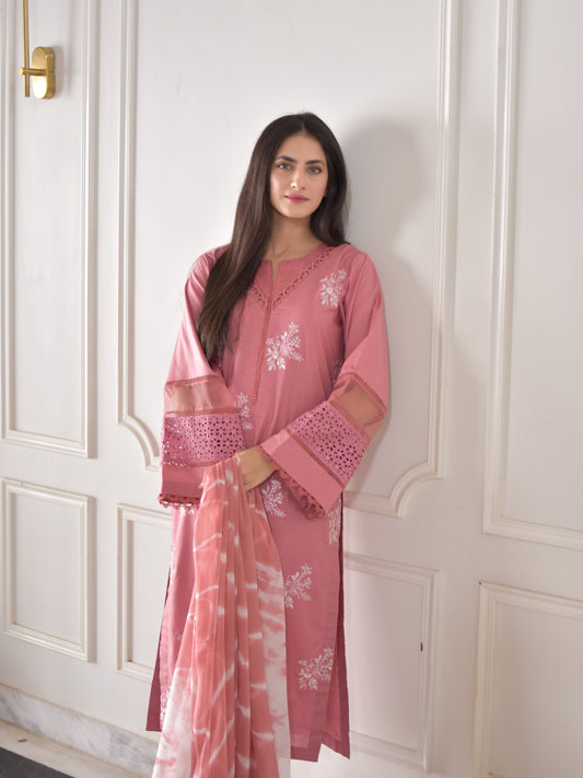 HORIYA EMBROIDERY 3 piece
